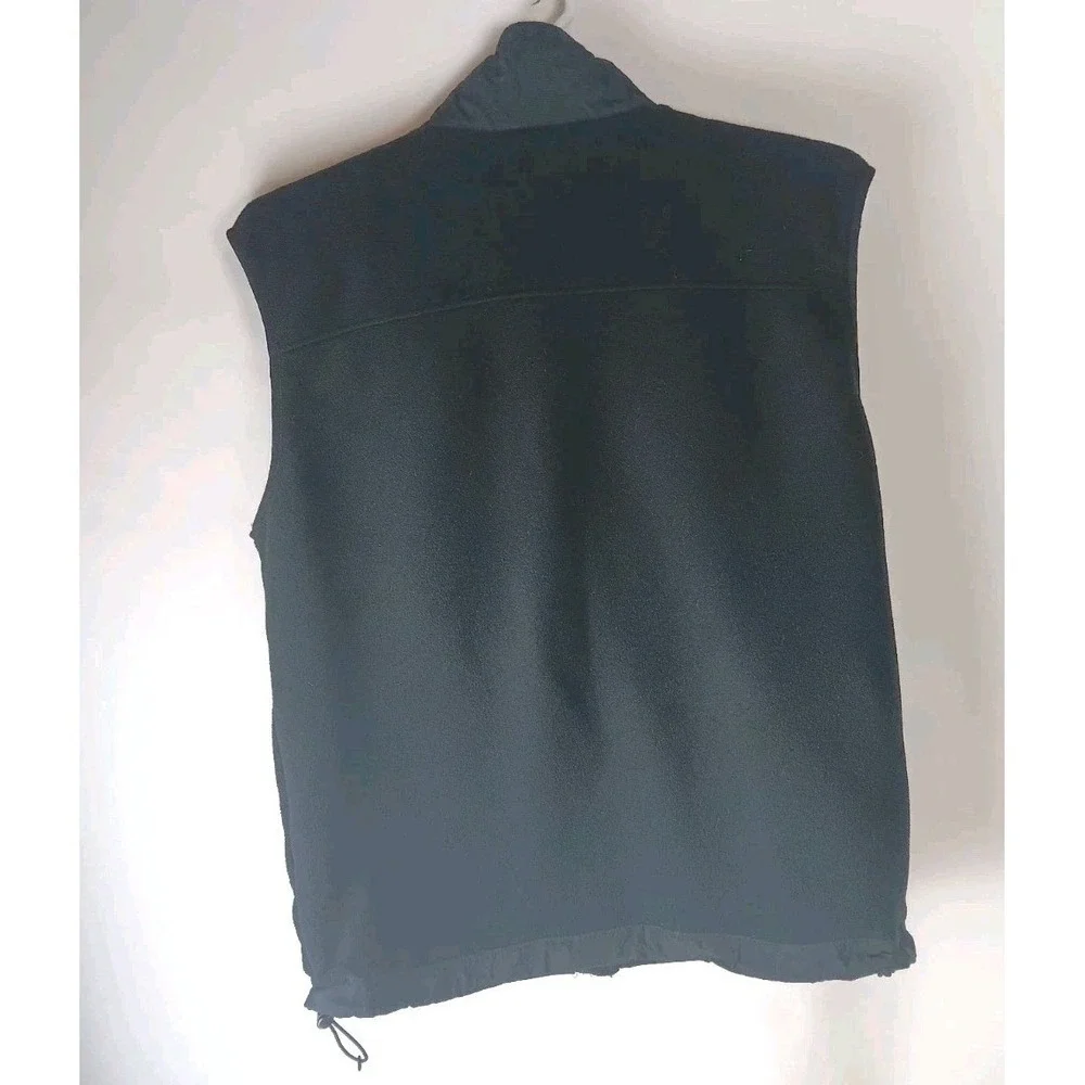 The North Face Men's Black Fleece Vest Zipper Pocket size Large